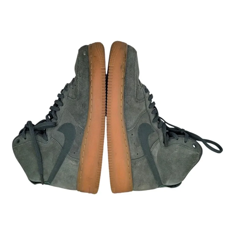 NIKE Air Force 1 High '07 LV8 Suede Vintage Green Women's 7.5 Sneakers Gum Sole